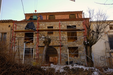 Obra Peralejos, invierno 2009