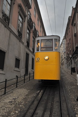 Ascensor al Bairro Alto. Lisboa, diciembre 2009