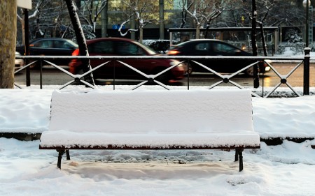 Para sentarse al fresquito. Madrid enero 2010