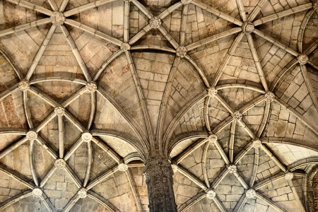 Belém. Bóveda de los Jerónimos. diciembre 2009