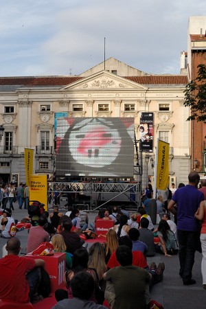 PHotoMaratón, proyección foto Miguel. Madrid, junio 2011