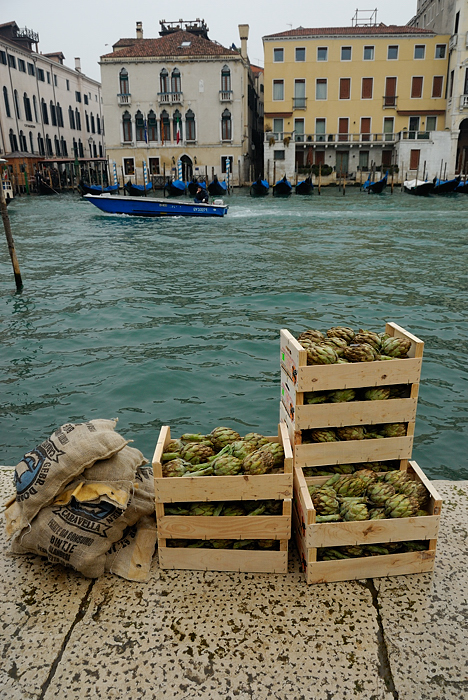 Alcachofas en Venecia. enero 2011