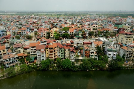 Viaje a Vietnam y Camboya Vista de Hanoi, abril 2011