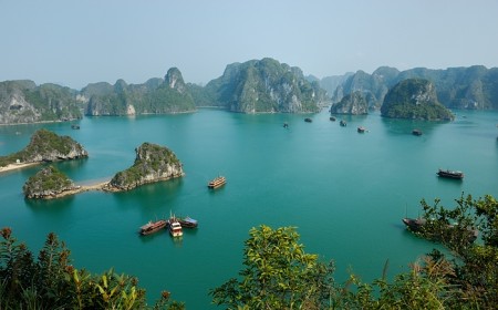Ha Long desde Ti Top. abril 2011