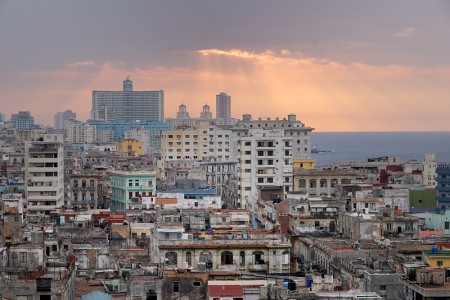 Atardecer en La Habana (abril 2010)