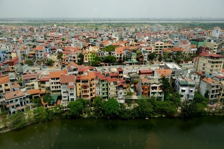 Vista de Hanoi, abril 2011