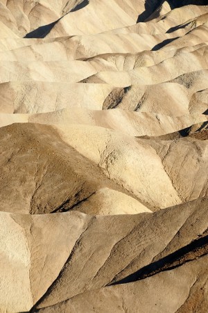 Formaciones geológicas. Zabriskie Point, Death Valley, junio 2012