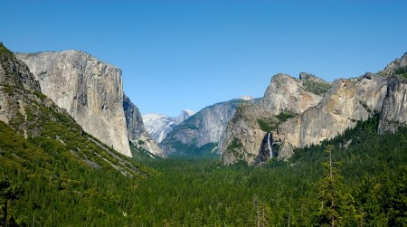Valle de Yosemite desde Tunnel View, junio 2012