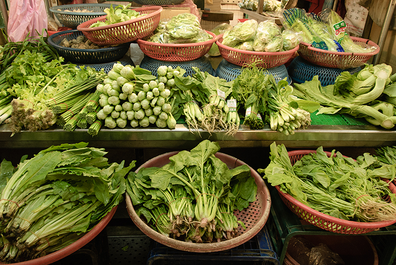 Verduras. Taiwan febrero 2014