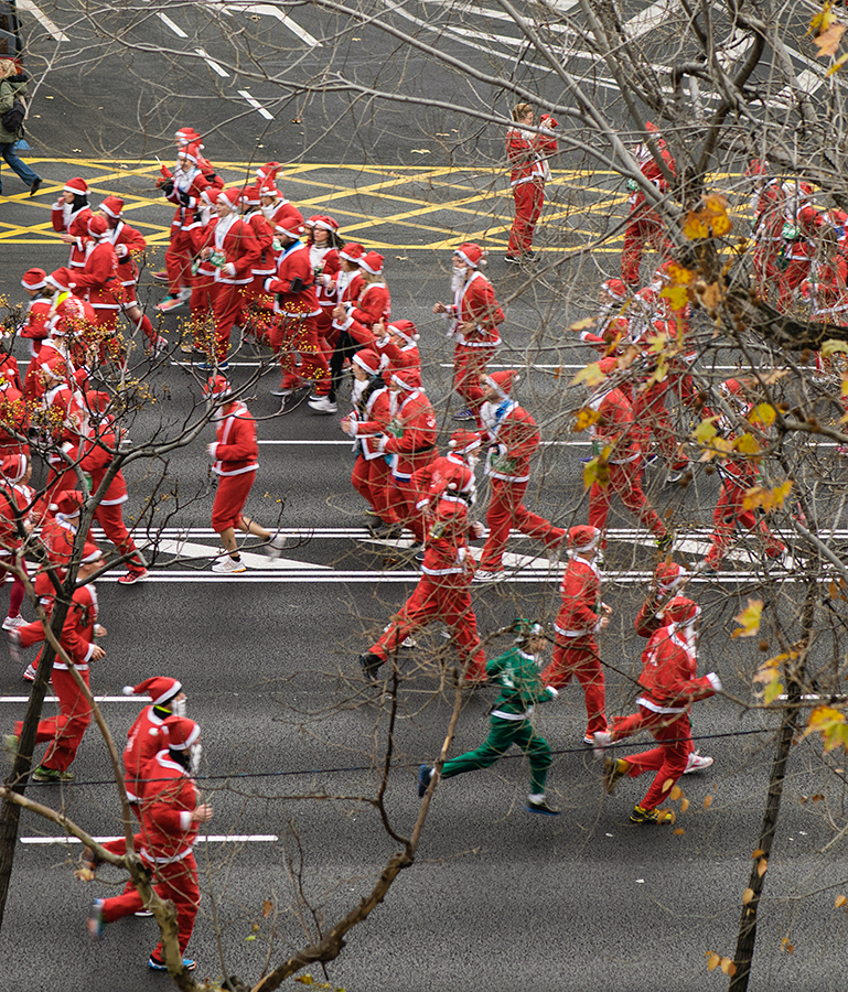 Santa Claus Running, diciembre 2014