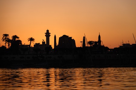 Amanecer desde el Nilo, diciembre 2015