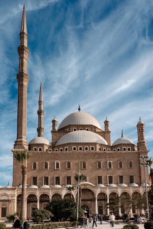 El Cairo, mezquita de alabastro, enero 2015