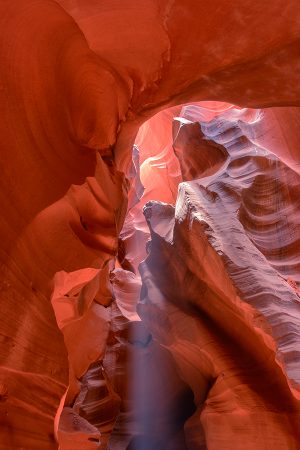 Haz de luz, Antelope Canyon, junio 2016