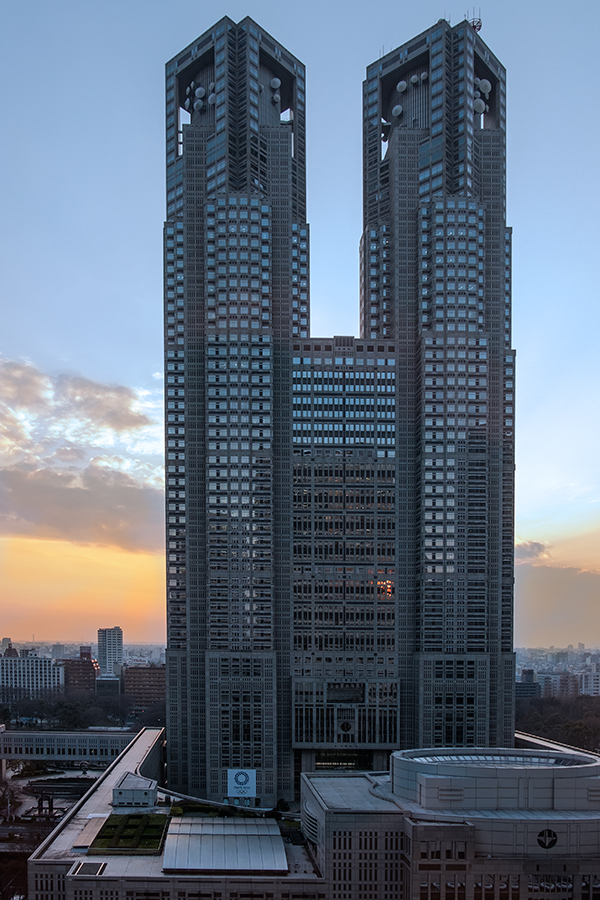 Torres del ayuntamiento, Tokio marzo 2017