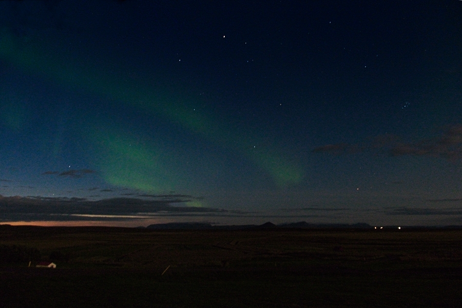 Aurora boreal?, Islandia agosto 2018