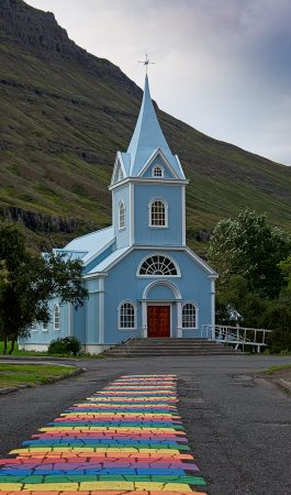 Iglesia de Seyðisfjörður, Islandia agosto 2018