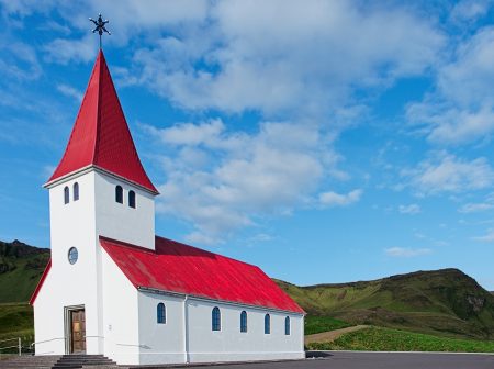Iglesia de Vik, Islandia agosto 2018