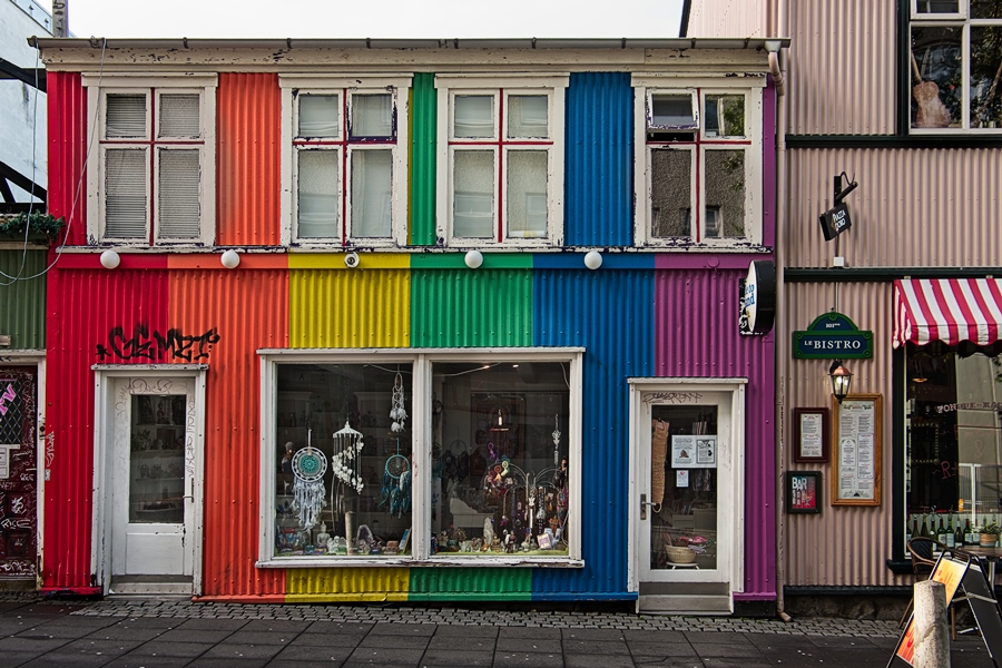 Casa, Reikiavik, Islandia, septiembre 2018