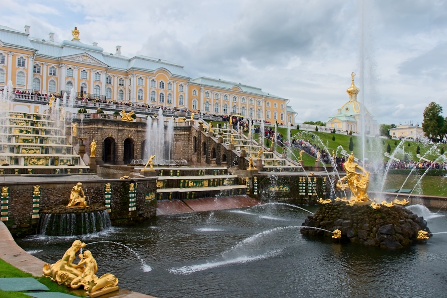 Palacio de Peterhof, julio 2019