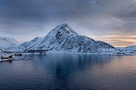 Ártico., Noruega, febrero 2020