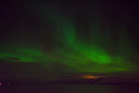 Aurora boreal, febrero 2020