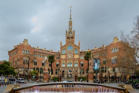 Recinto Modernista de Sant Pau, Barcelona febrero 2022