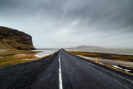 Carretera Dyrhólaey, Islandia, marzo 2022