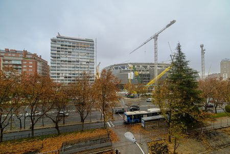 Vista de teletrabajo, Madrid diciembre 2022