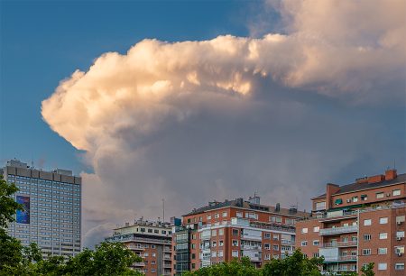 Cúmulo con yunque, Madrid, junio 2023