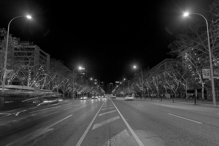 Escena nocturna II Madrid, enero 2024