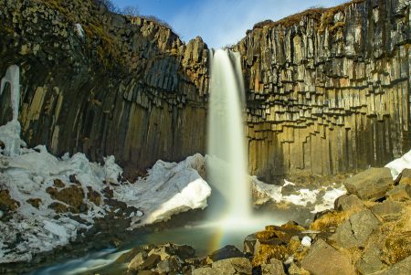 Svartifoss,Islandia marzo 2024