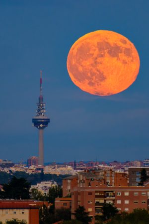 Superluna, Madrid, octubre 2024