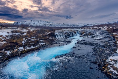 Brúarárfoss, Islandia, marzo 2024