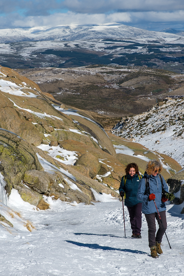 Excursionistas felices, Gredos febrero 2025