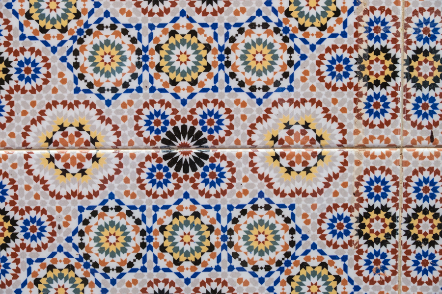 Azulejos, Marrakech, abril 2025
