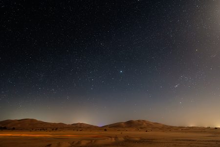 Estrellas y arena, Erg Chebbi, abril 2025