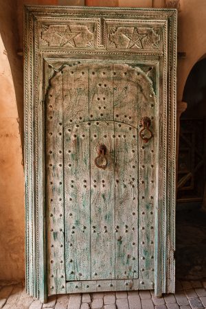 Puerta, Medina de Marrakech, abril 2025