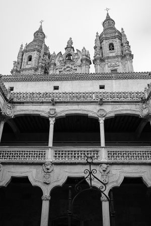 Patio Casa de las Conchas, Salamanca, julio 2025