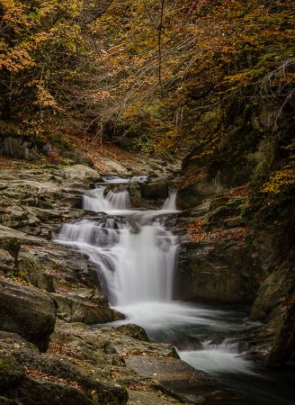 Cascada del Cubo, Irati, octubre 2025