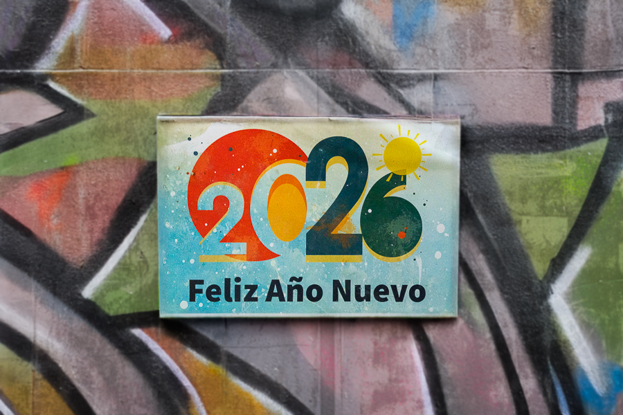 Feliz año nuevo, diciembre 2025