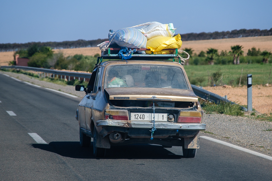 En la carretera, Marruecos, abril 2025