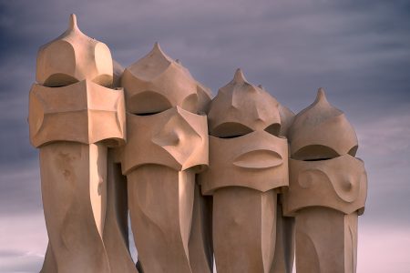 Chimeneas Casa Milá, Barcelona, enero 2026