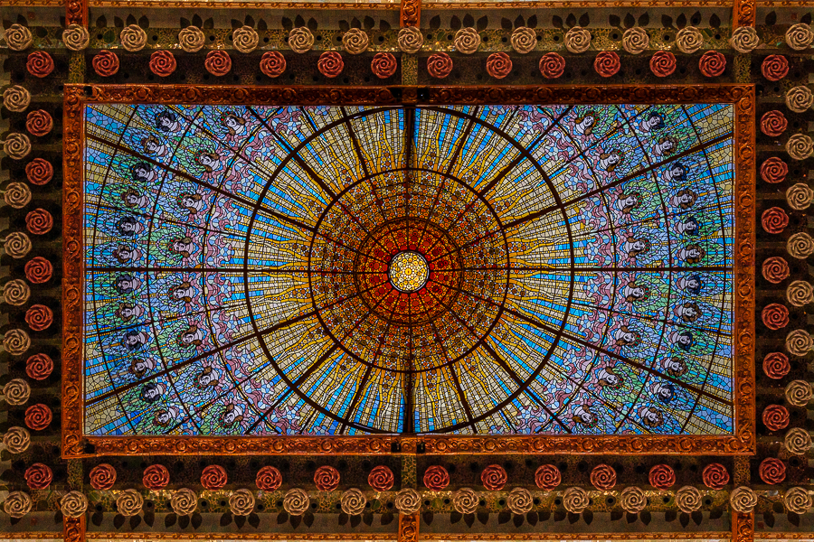 Techo Palau de la Música, Barcelona enero 2026