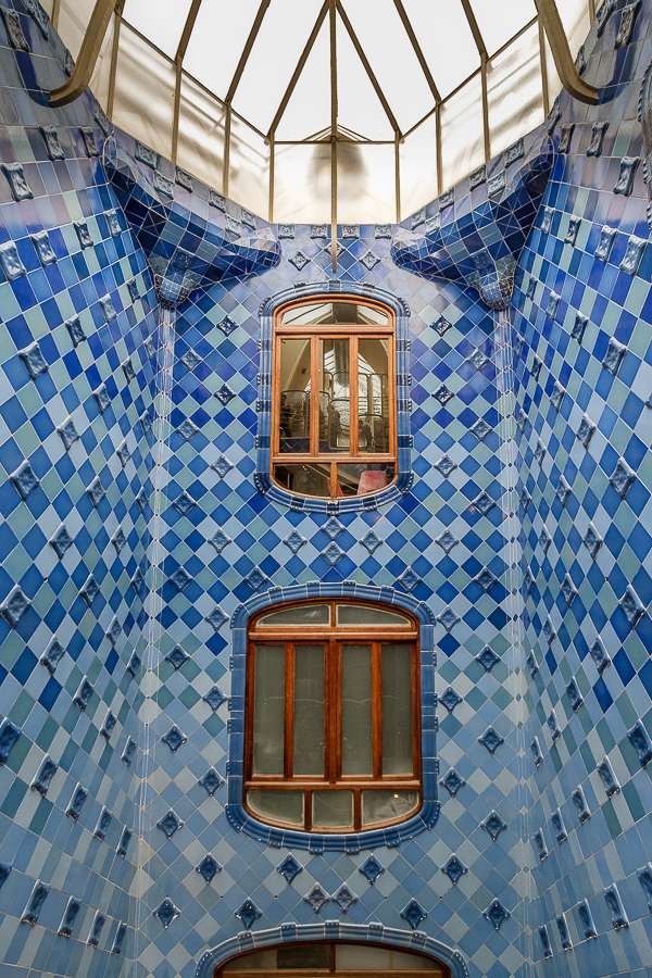 Patio interior Casa Batlló, Barcelona, enero 2026