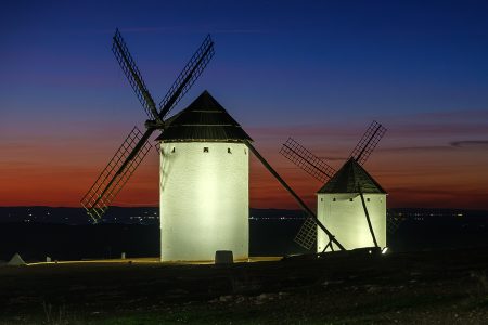 Ocaso, Campo de Criptana, febrero 2026