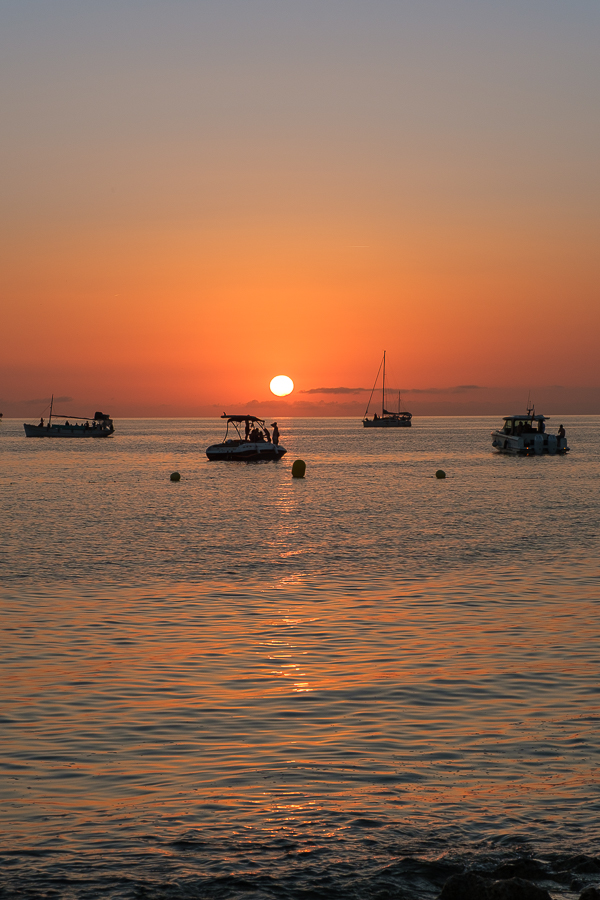 Puesta de sol, San Antonio, Ibiza, junio 2026