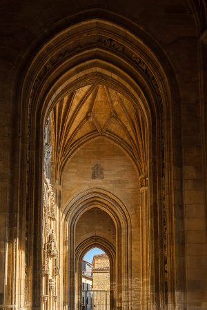 Pórtico catedral de Oviedo, julio 2026