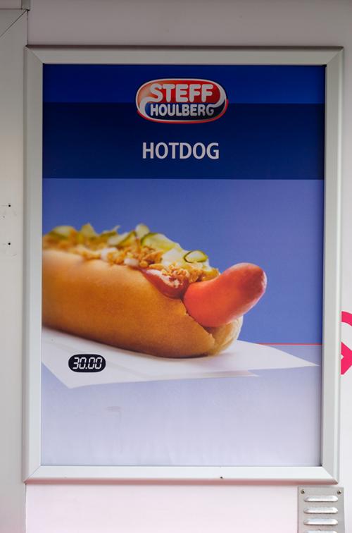 Hotdog erecto